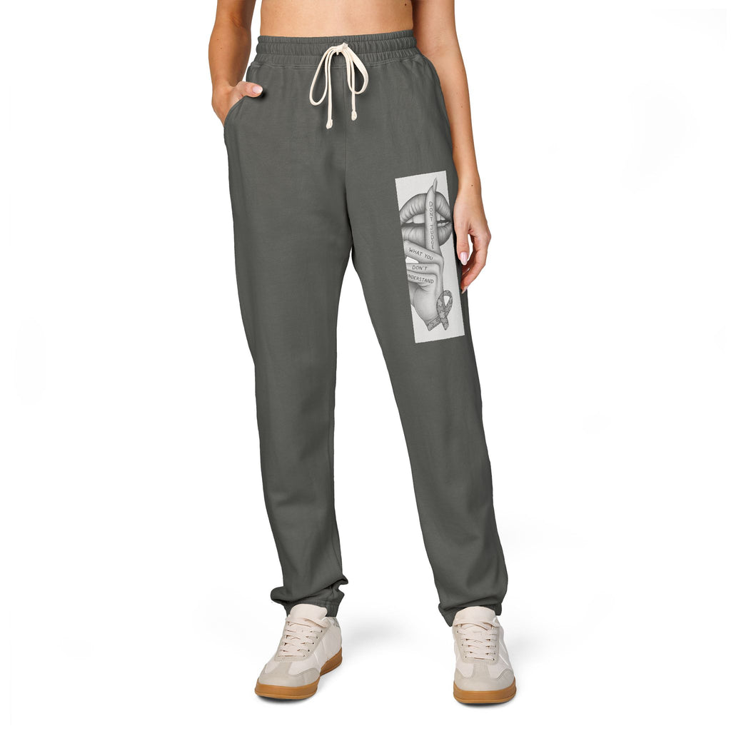Unisex Garment-Dyed Fleece Sweatpants