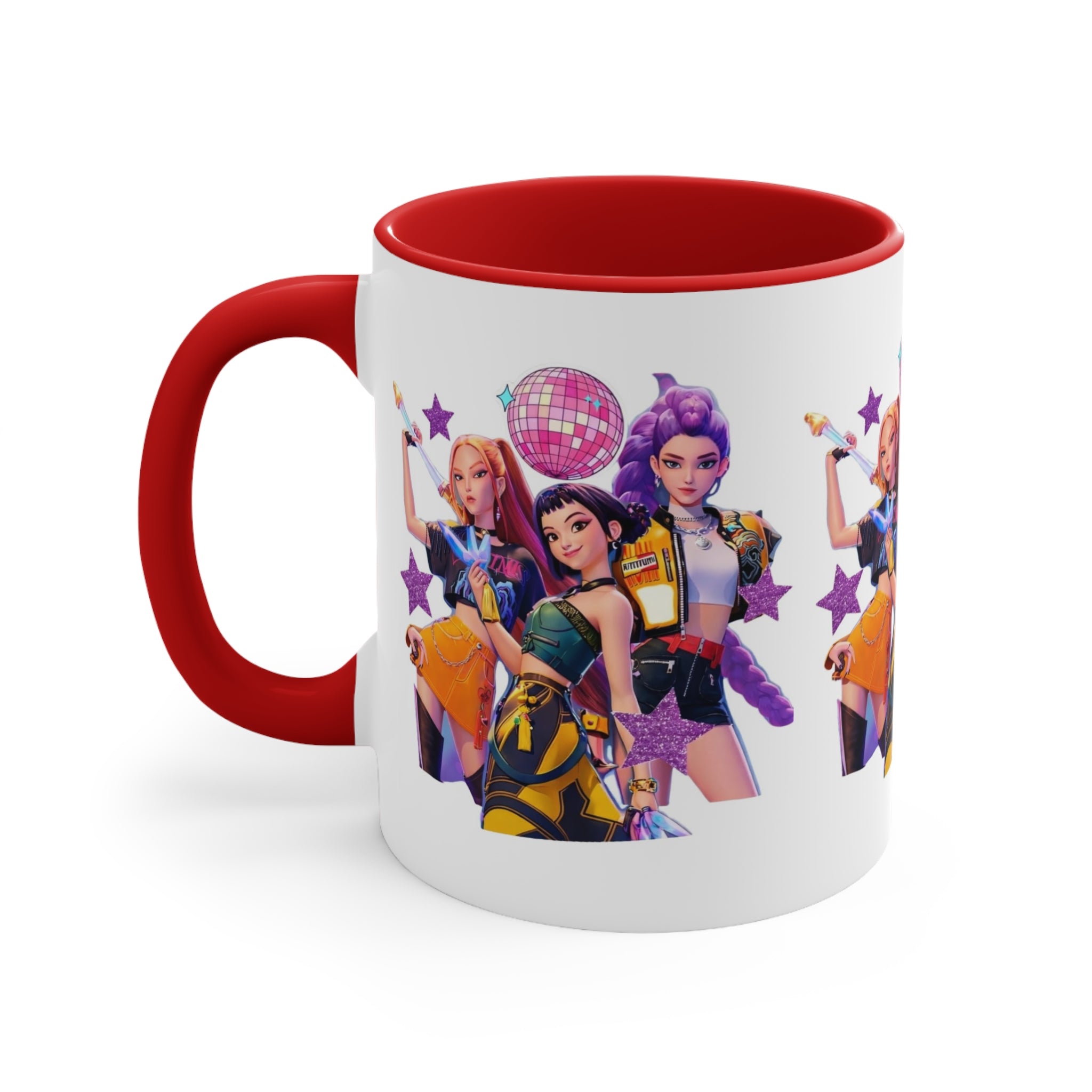 Colorful Accent Mugs, 11oz