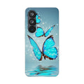 Blue Butterfly Phone Case | Flexi Case, Sparkle Water Reflection