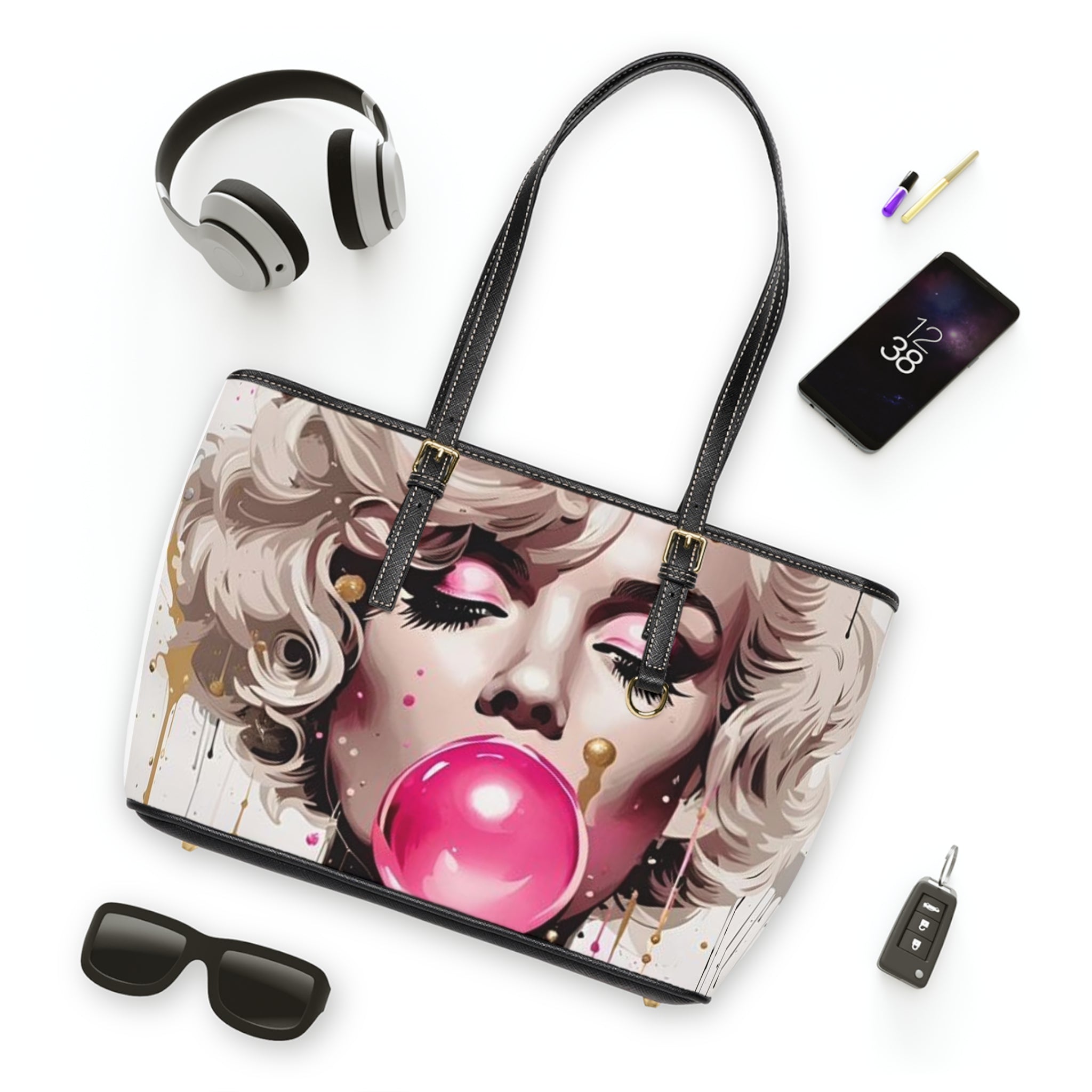 PU Leather Shoulder Bag