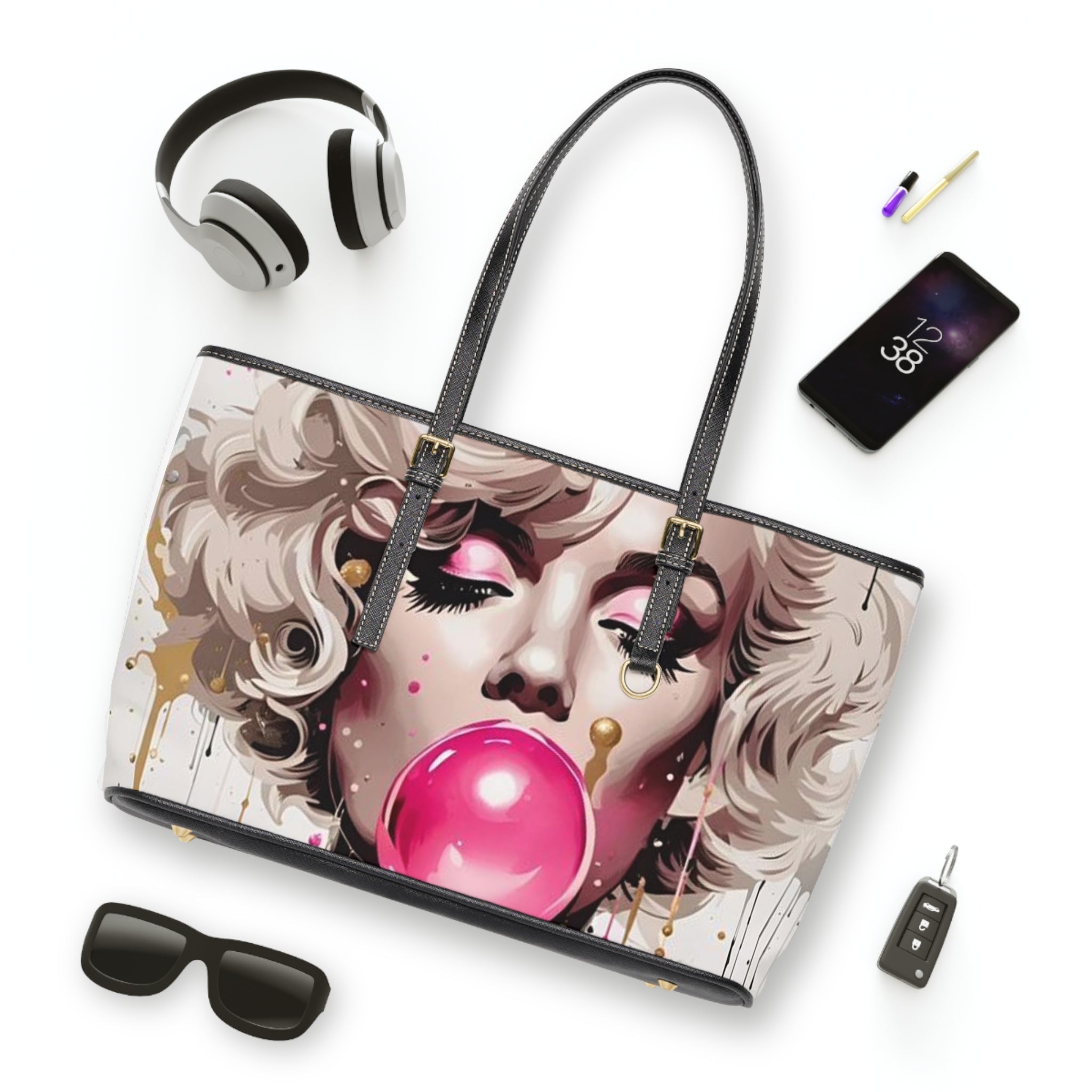 PU Leather Shoulder Bag