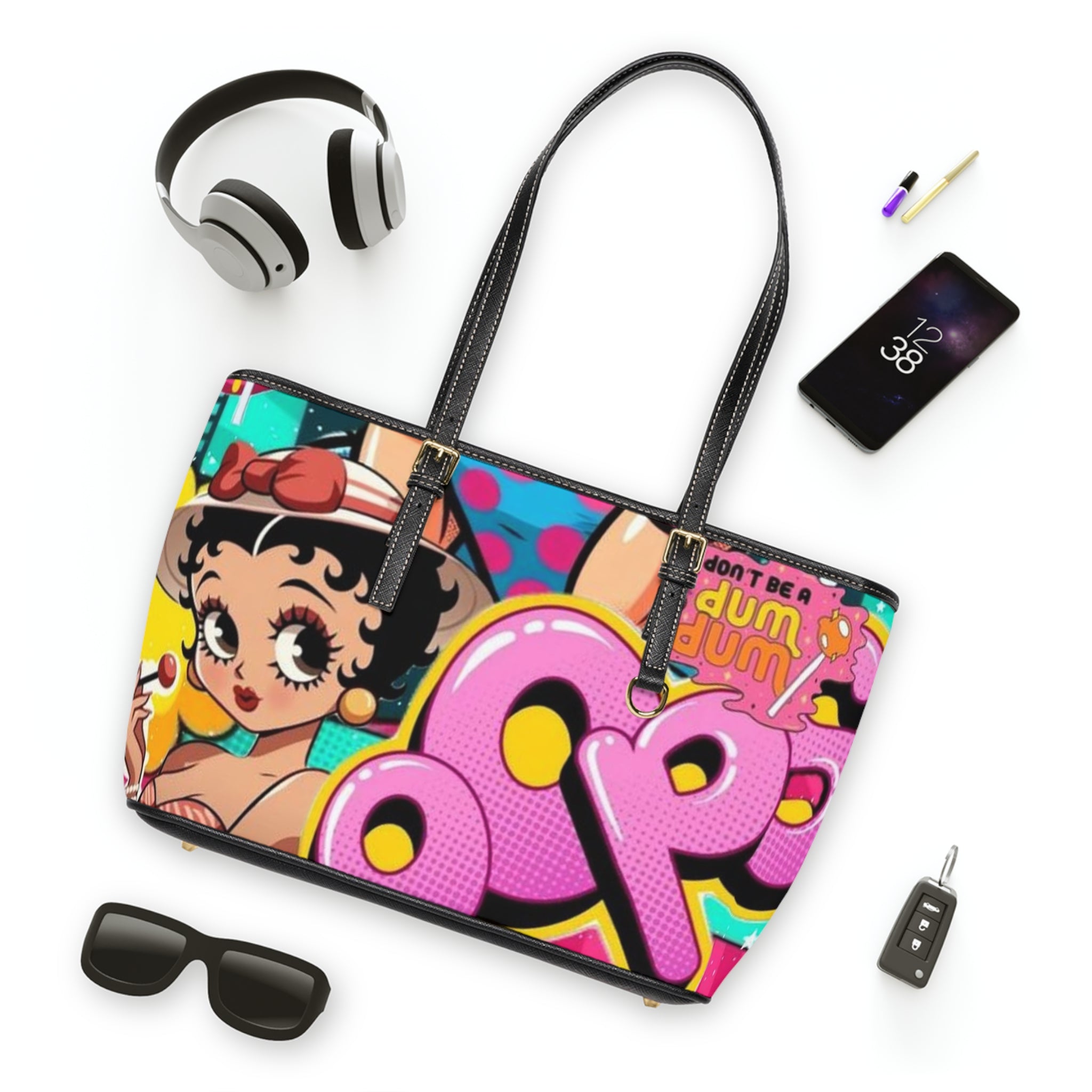 PU Leather Shoulder Bag