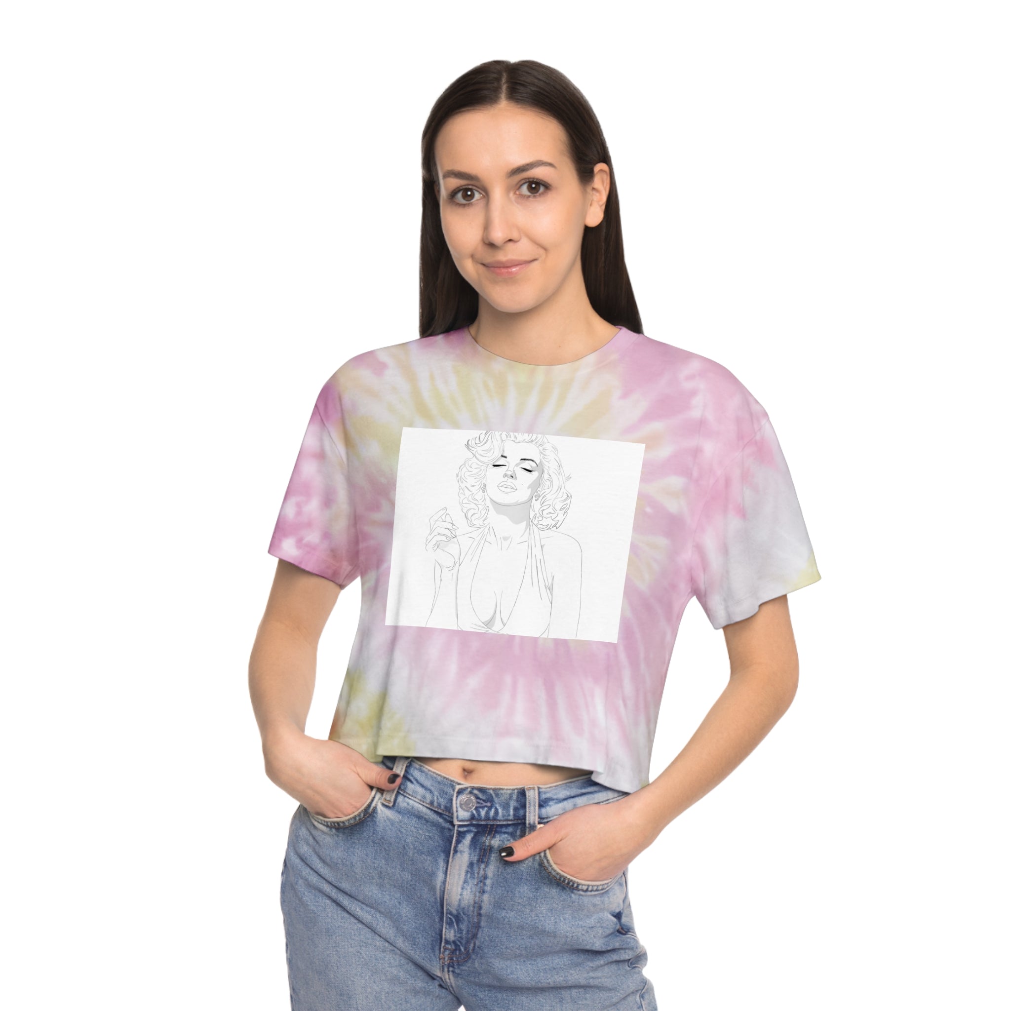Women's Tie-Dye Crop Tee