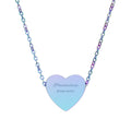 Heart Necklace (Engraving)