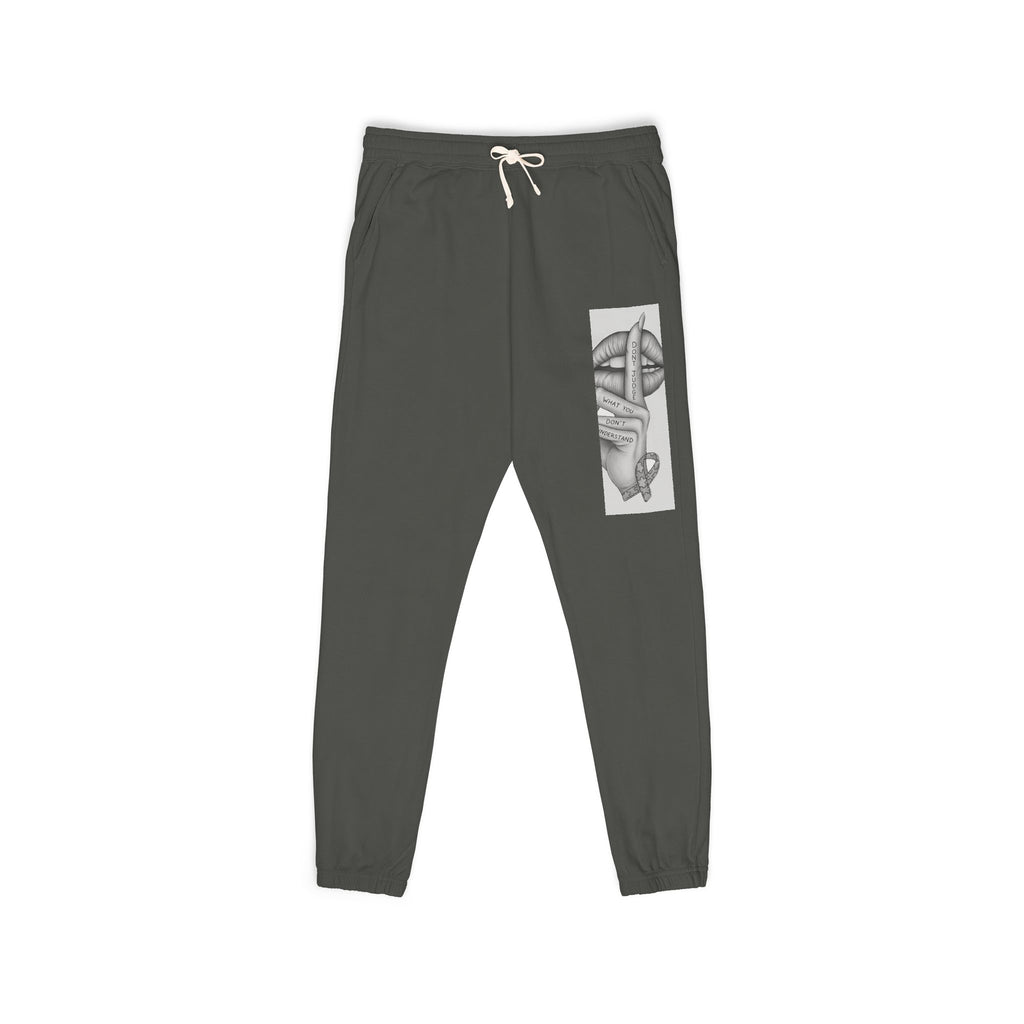 Unisex Garment-Dyed Fleece Sweatpants
