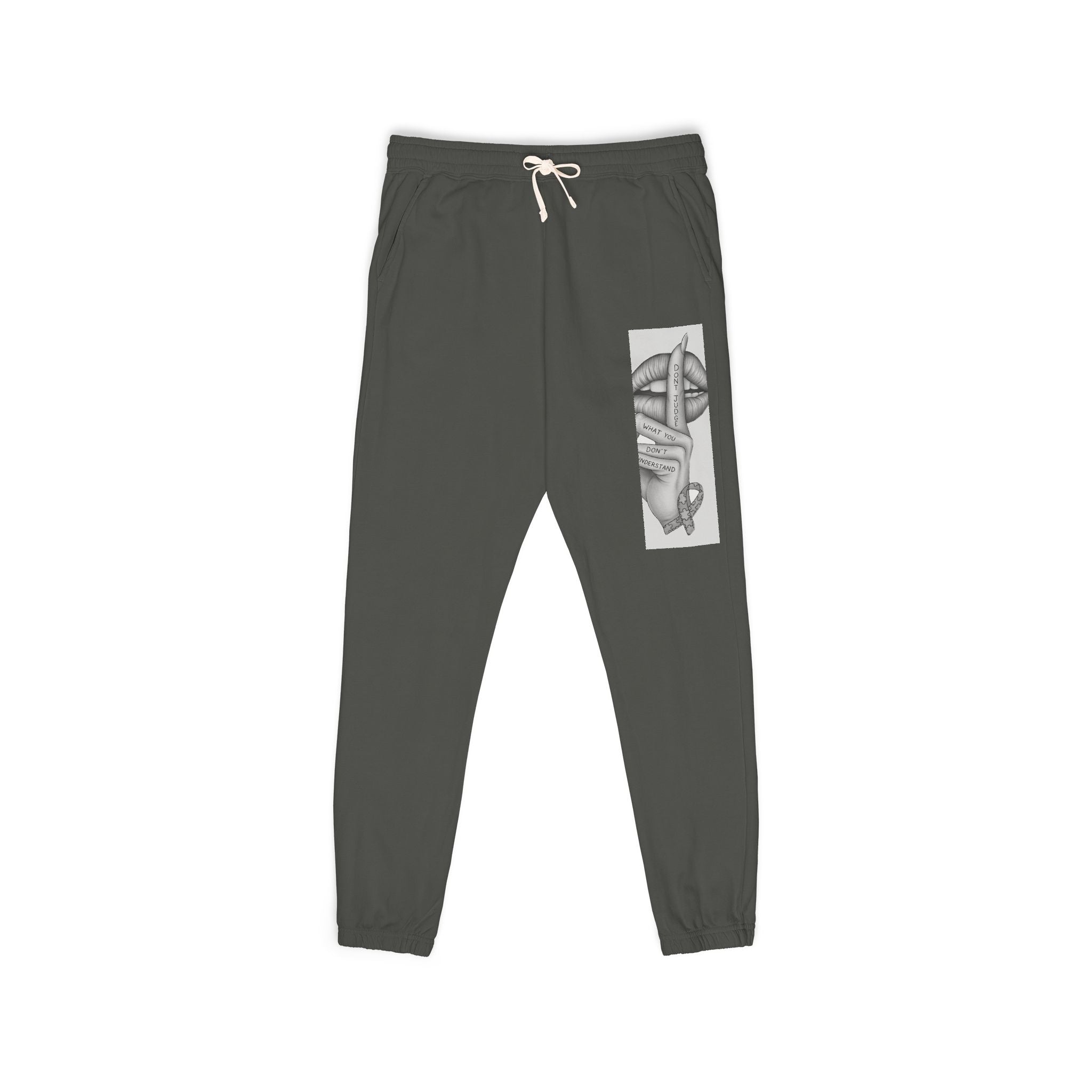 Unisex Garment-Dyed Fleece Sweatpants